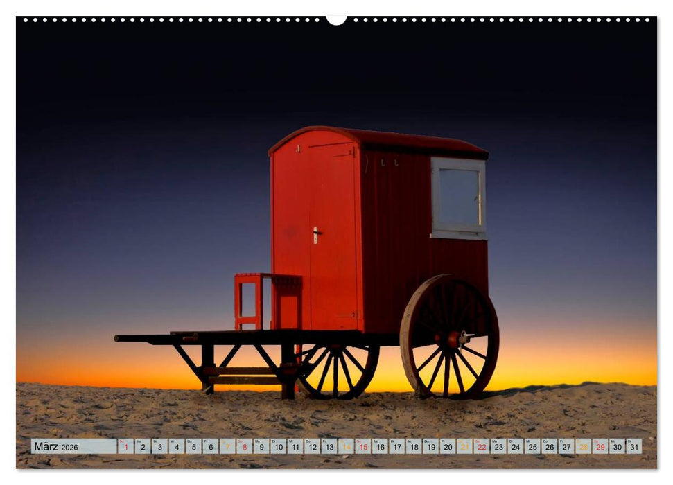 Strandvergnügen - an Nordsee und Ostsee (CALVENDO Premium Wandkalender 2026)