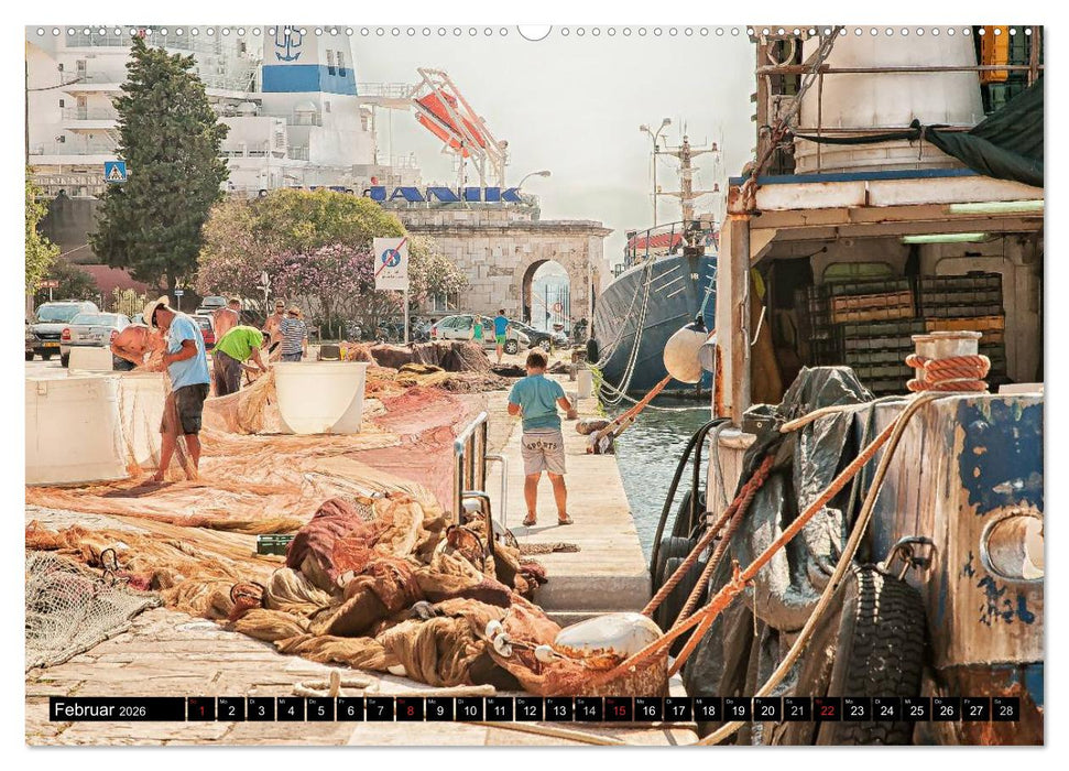 Pula Street (CALVENDO Wandkalender 2026)