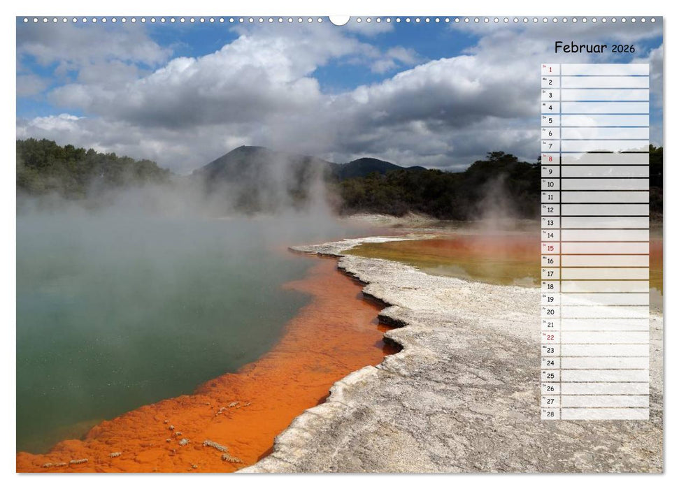 Kia ora, Aotearoa - Wunderbares Neuseeland (CALVENDO Wandkalender 2026)