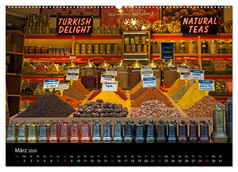 Istanbul Einmalig (CALVENDO Wandkalender 2026)
