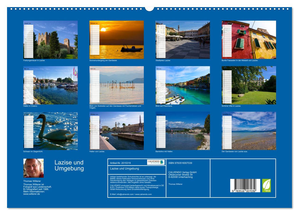 Lazise und Umgebung (CALVENDO Premium Wandkalender 2026)
