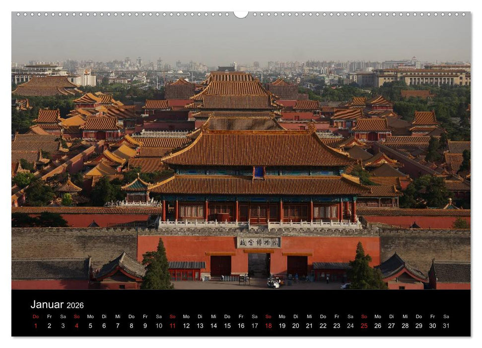 China 2026 - Metropolen und Landschaften (CALVENDO Wandkalender 2026)