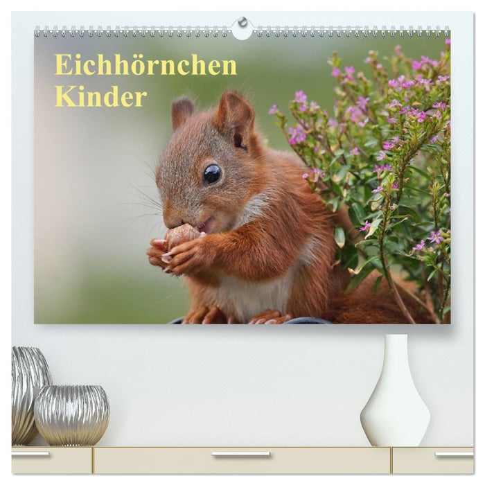 Eichhörnchen Kinder (CALVENDO Premium Wandkalender 2026)