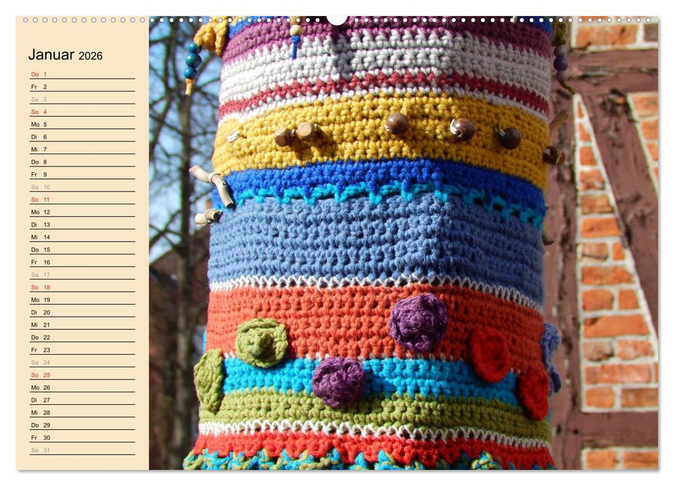 Urban Knitting Lüneburg (CALVENDO Wandkalender 2026)