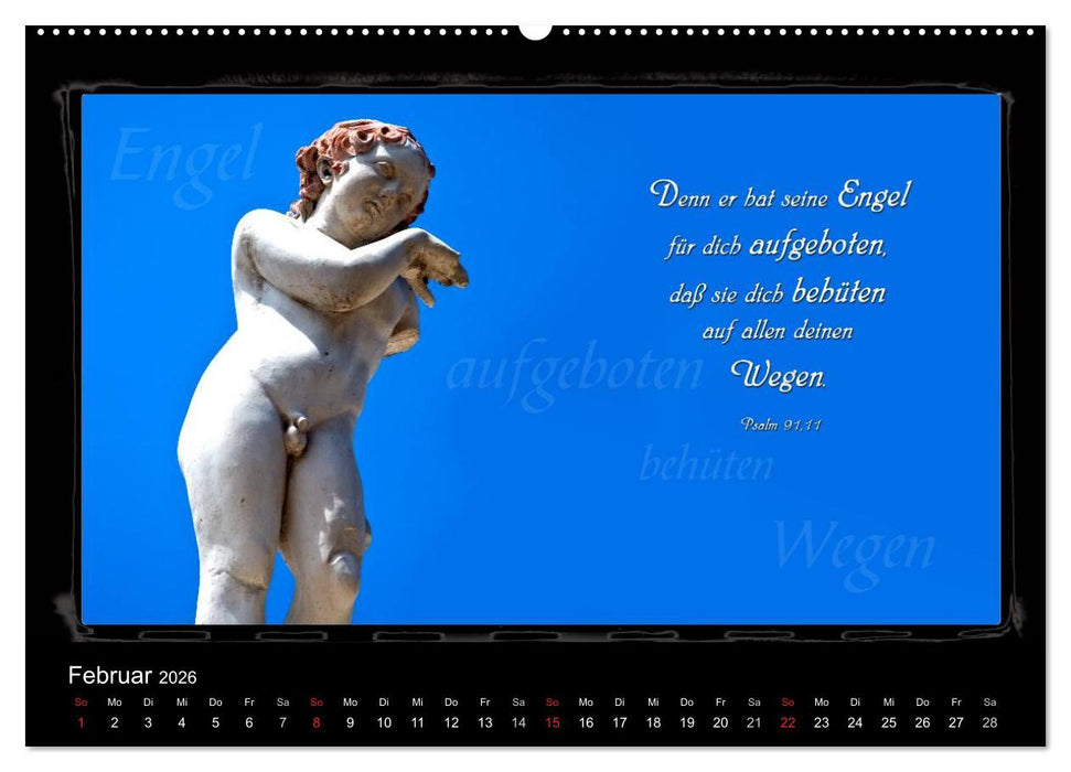 Monat für Monat ein Bibelvers (CALVENDO Premium Wandkalender 2026)