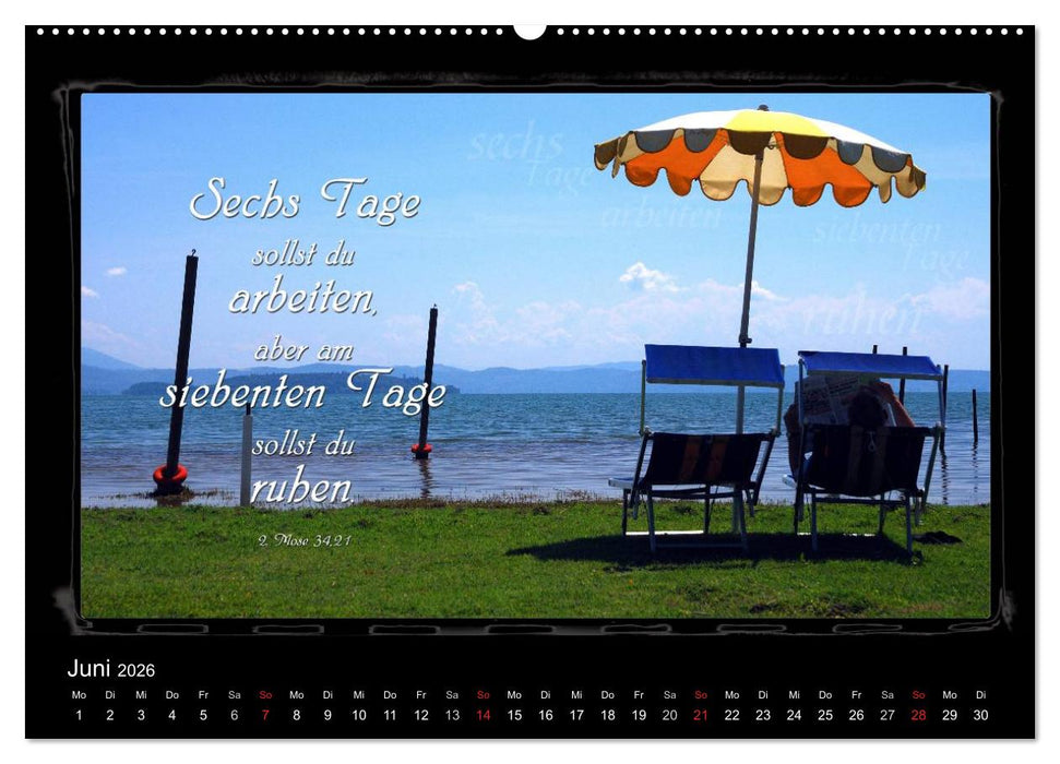 Monat für Monat ein Bibelvers (CALVENDO Premium Wandkalender 2026)