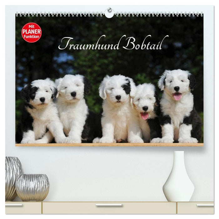 Traumhund Bobtail (CALVENDO Premium Wandkalender 2026)