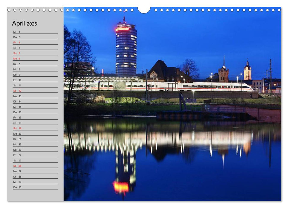 Jena in Thüringen (CALVENDO Wandkalender 2026)