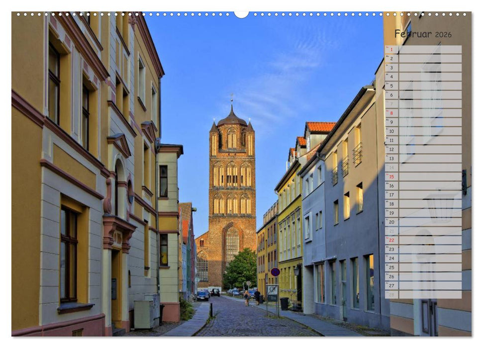 Stralsund. Das Tor zur Insel Rügen (CALVENDO Premium Wandkalender 2026)