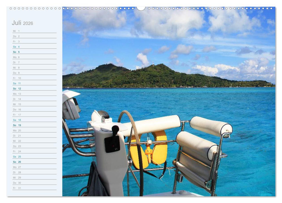 Katamaran-Tour (CALVENDO Premium Wandkalender 2026)