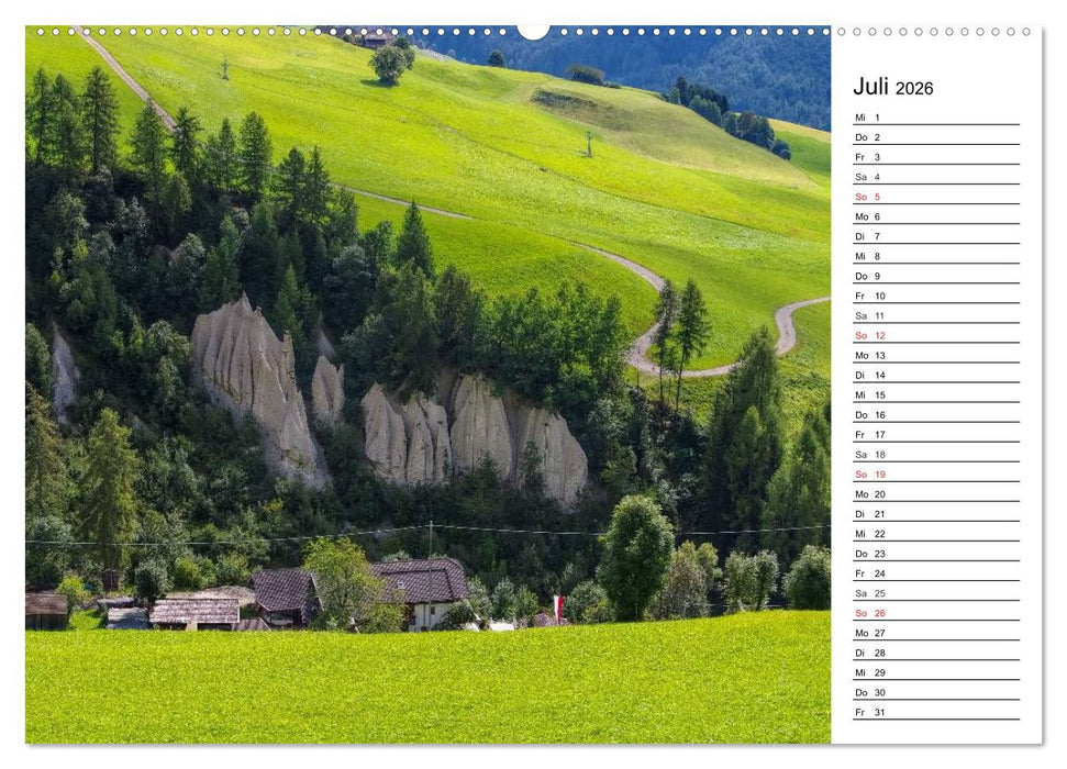 Pustertal - Das grüne Tal Südtirols (CALVENDO Premium Wandkalender 2026)