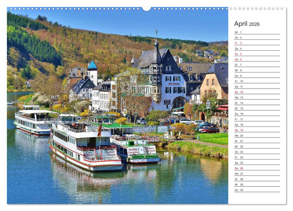 Bildschön - Die Mosel (CALVENDO Premium Wandkalender 2026)