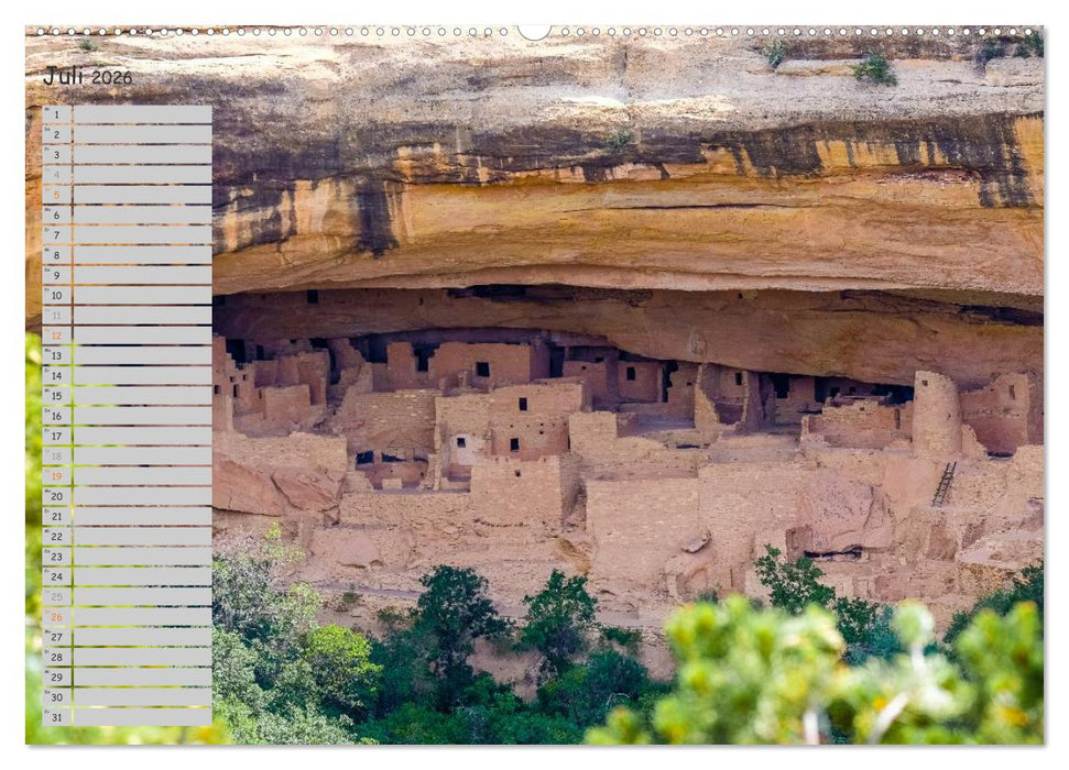 Die Canyons der USA (CALVENDO Premium Wandkalender 2026)