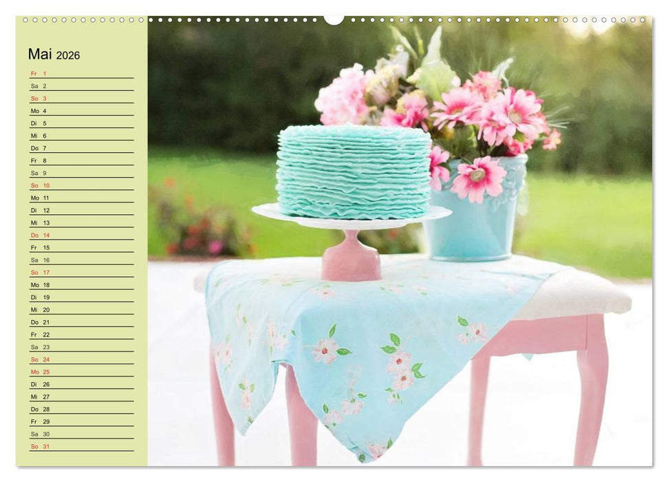 Landhaus-Romantik. Die Farben des Sommers (CALVENDO Wandkalender 2026)