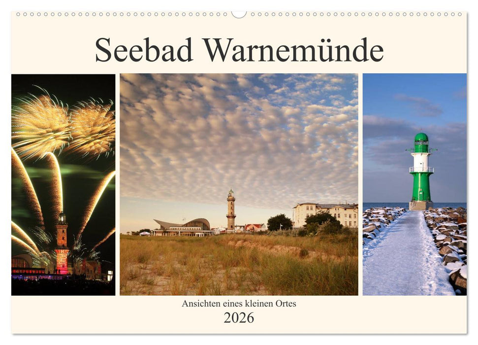 Seebad Warnemünde (CALVENDO Wandkalender 2026)