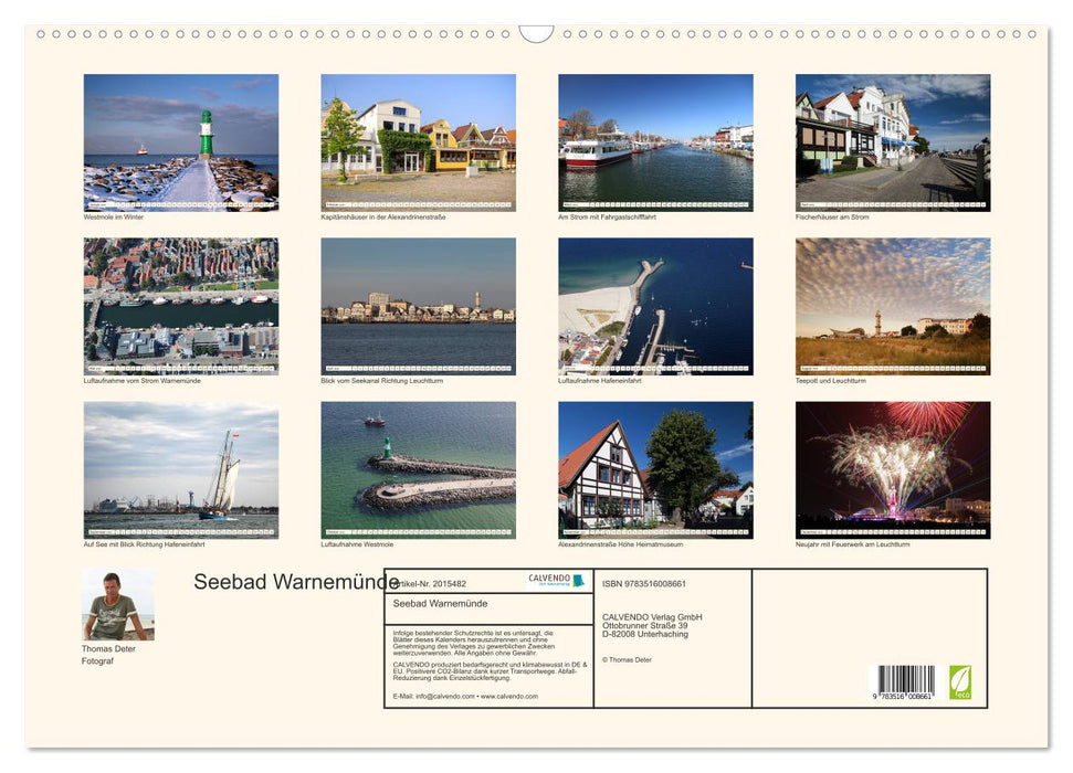 Seebad Warnemünde (CALVENDO Wandkalender 2026)