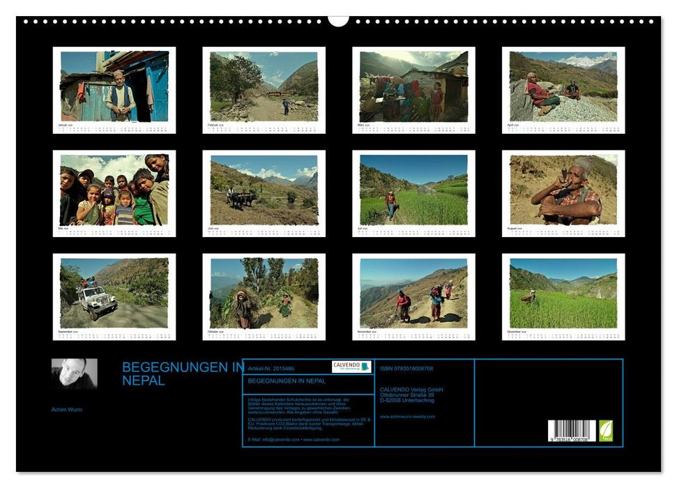 BEGEGNUNGEN IN NEPAL (CALVENDO Wandkalender 2026)