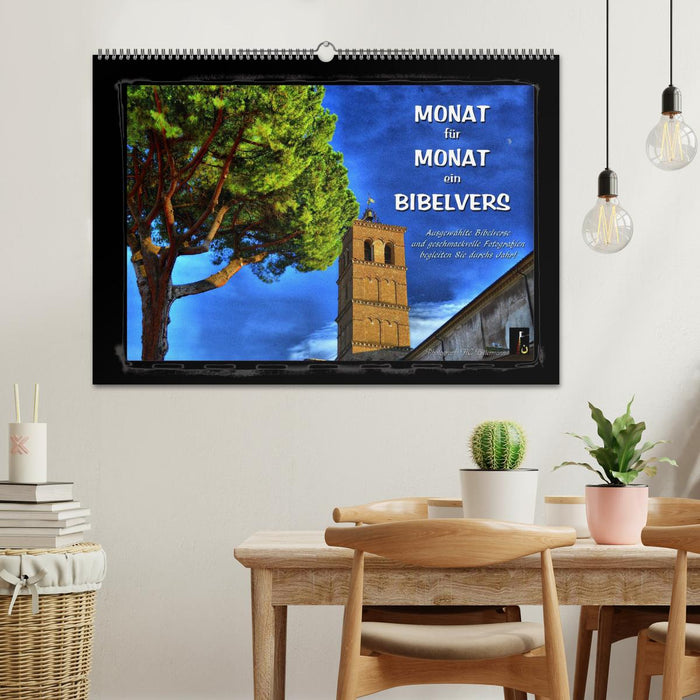 Monat für Monat ein Bibelvers (CALVENDO Wandkalender 2026)