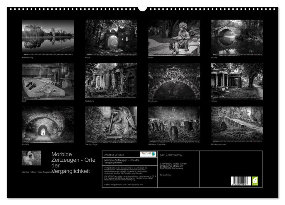 Morbide Zeitzeugen - Orte der Vergänglichkeit (CALVENDO Wandkalender 2026)