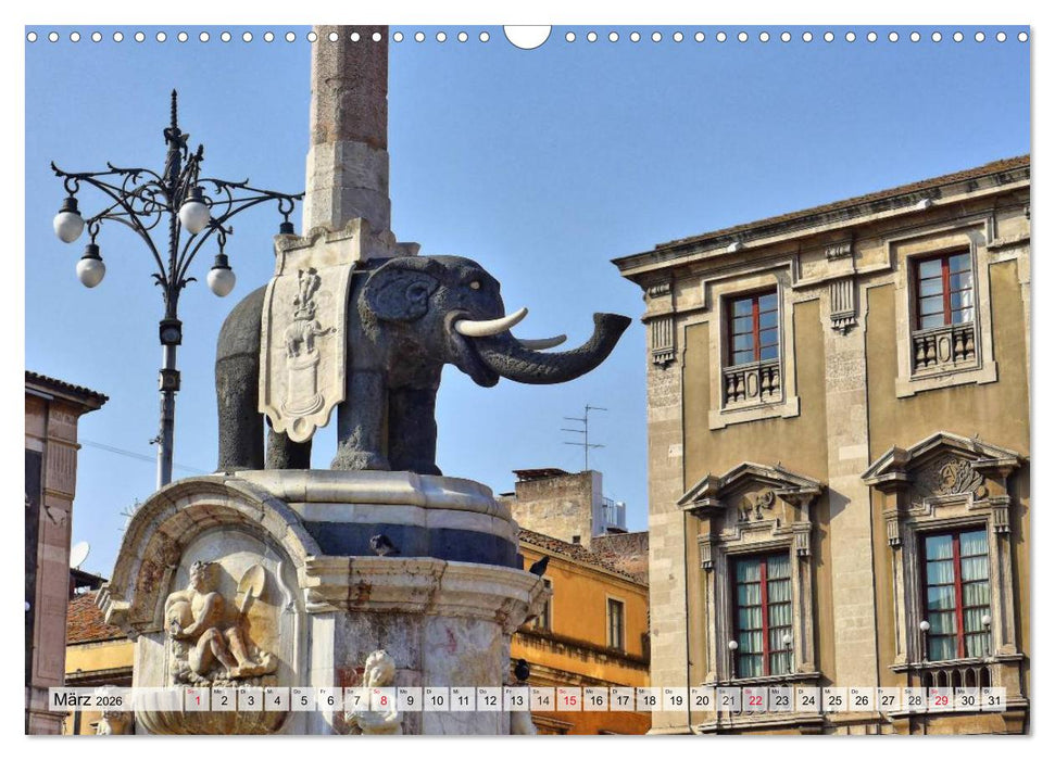 Sizilien - Insel zwischen zwei Kontinenten (CALVENDO Wandkalender 2026)