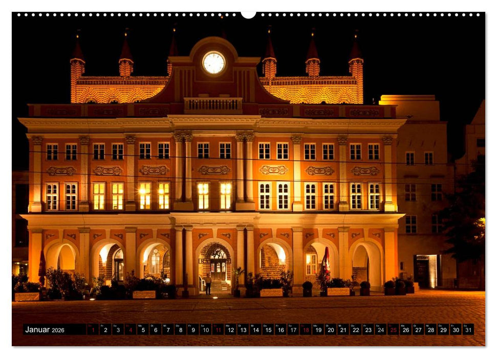 Ostseeperle Rostock (CALVENDO Premium Wandkalender 2026)