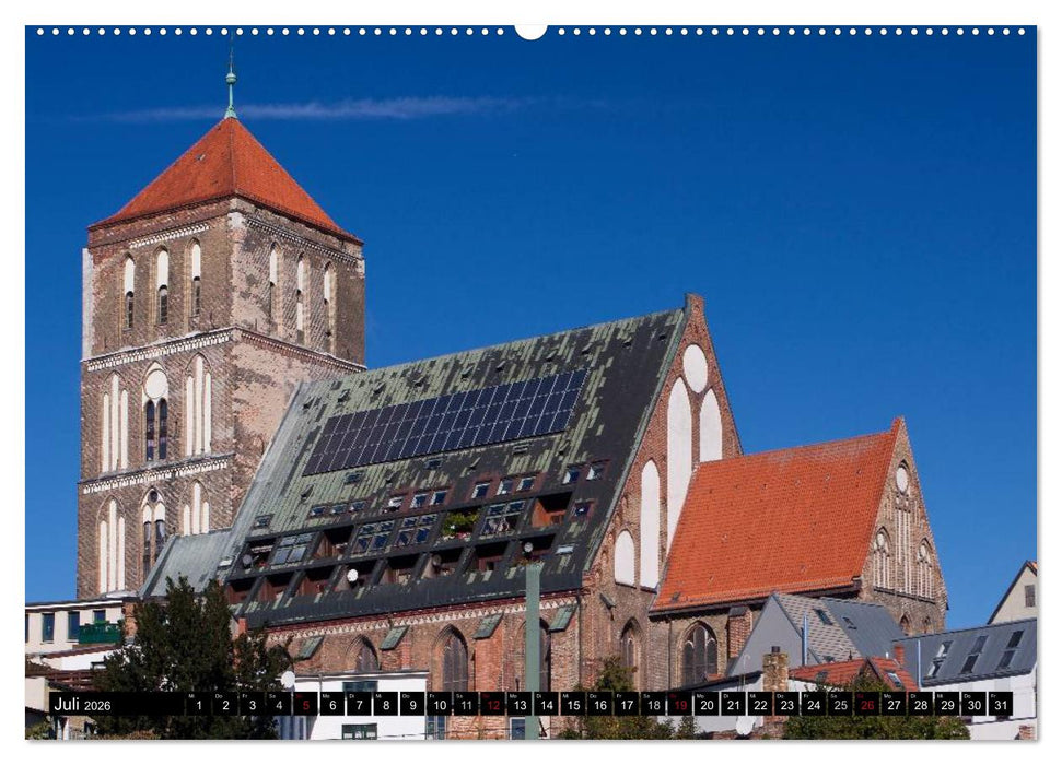 Ostseeperle Rostock (CALVENDO Premium Wandkalender 2026)