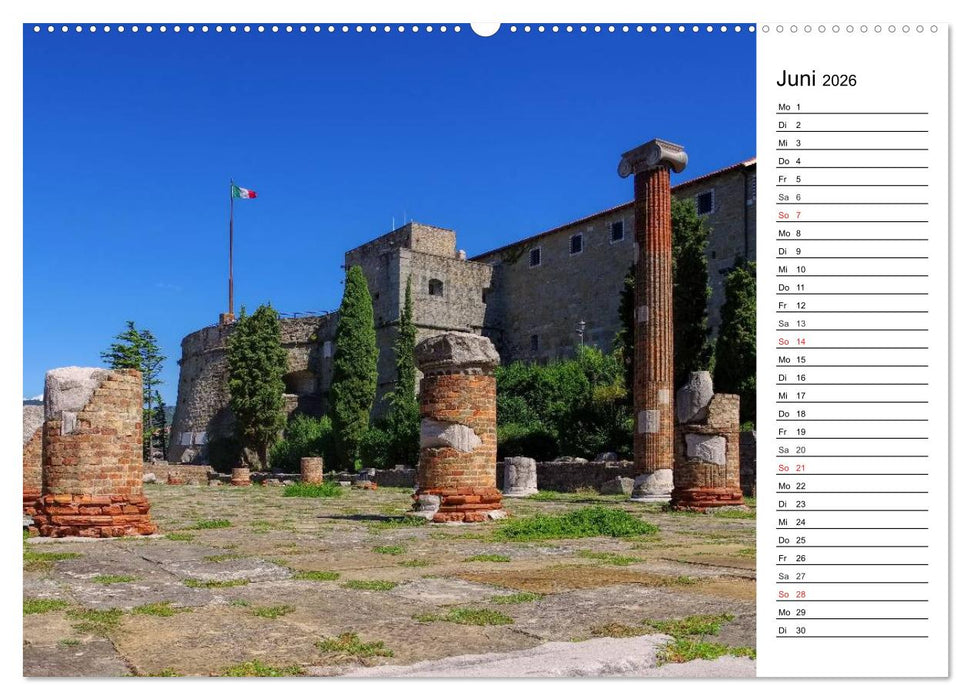 Triest - Habsburger Erbe und italienisches Flair (CALVENDO Premium Wandkalender 2026)
