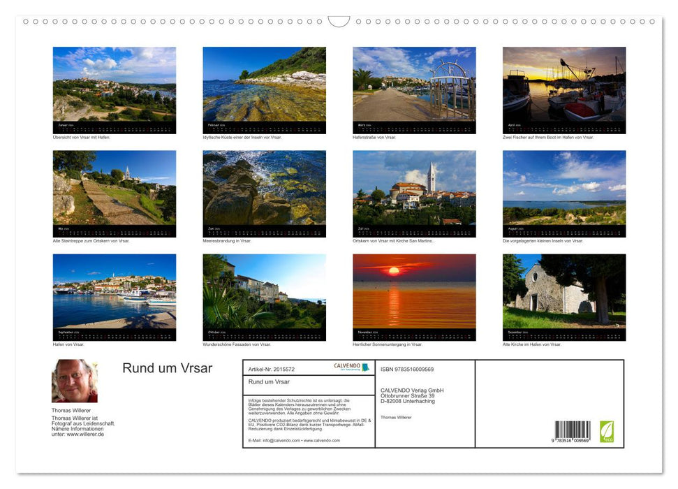 Rund um Vrsar (CALVENDO Wandkalender 2026)