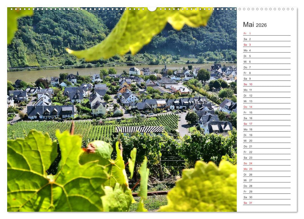 Bildschön - Die Mosel (CALVENDO Wandkalender 2026)