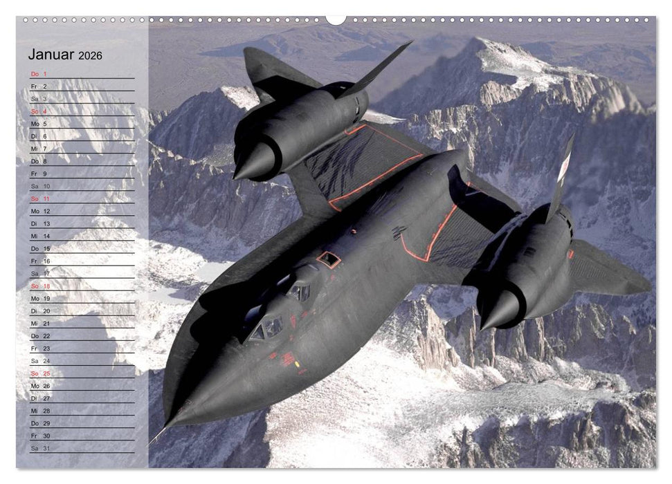 Kampfflugzeuge USA (CALVENDO Premium Wandkalender 2026)
