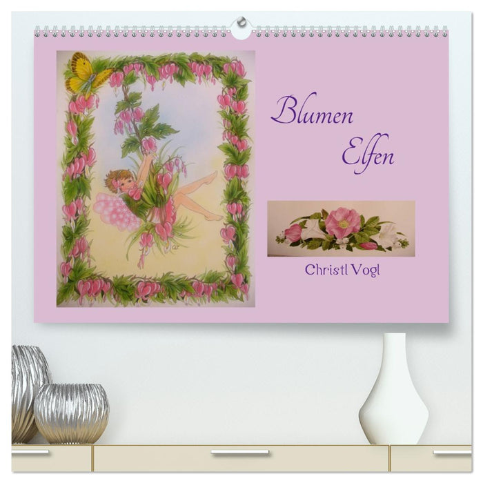 Blumen Elfen (CALVENDO Premium Wandkalender 2026)