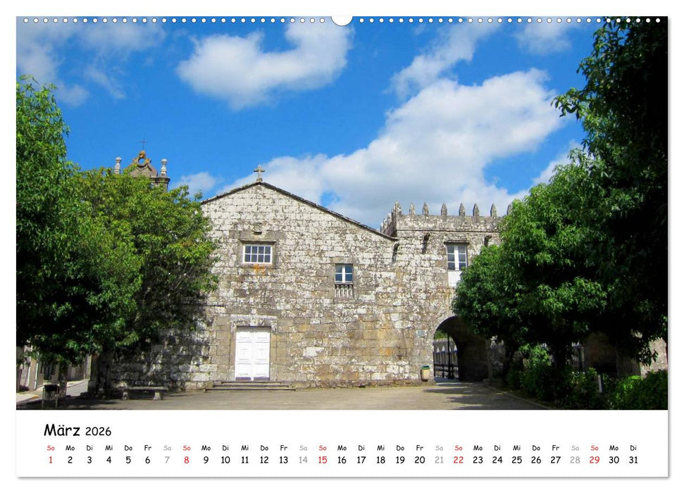 Jakobsweg - Camino Finisterre (CALVENDO Wandkalender 2026)