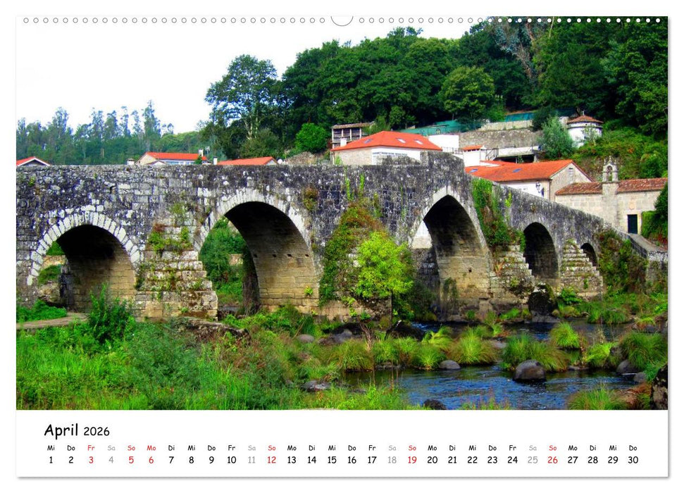 Jakobsweg - Camino Finisterre (CALVENDO Wandkalender 2026)