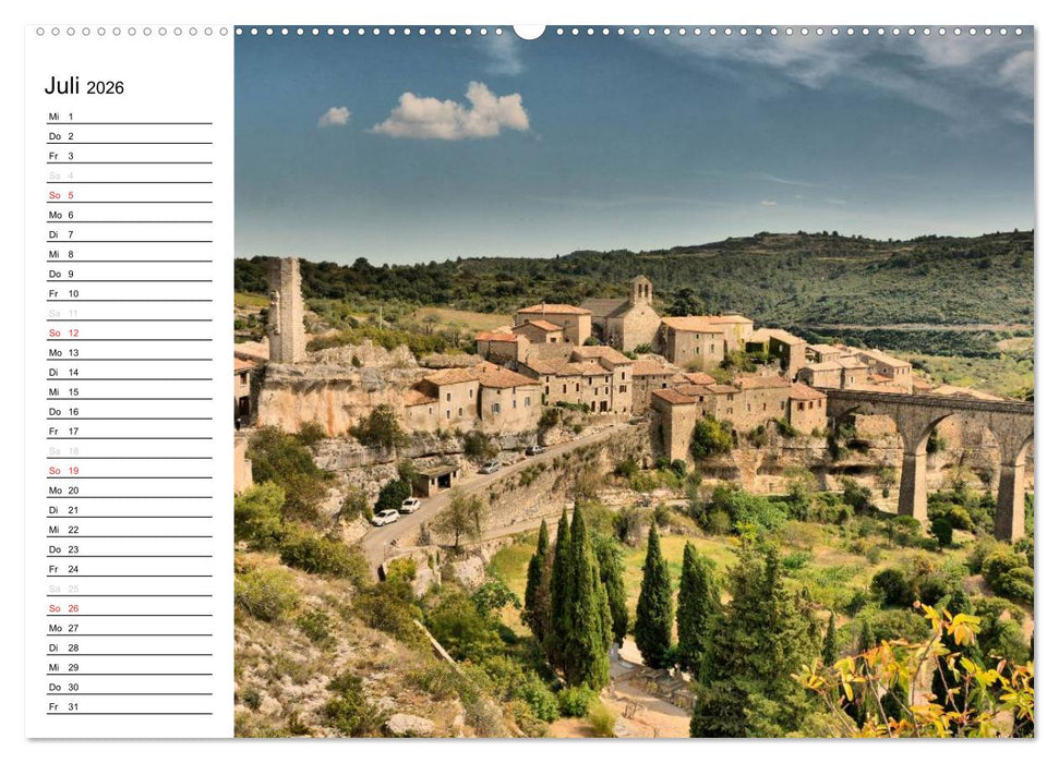 Languedoc-Roussillon - unter der Sonne des Midi (CALVENDO Premium Wandkalender 2026)