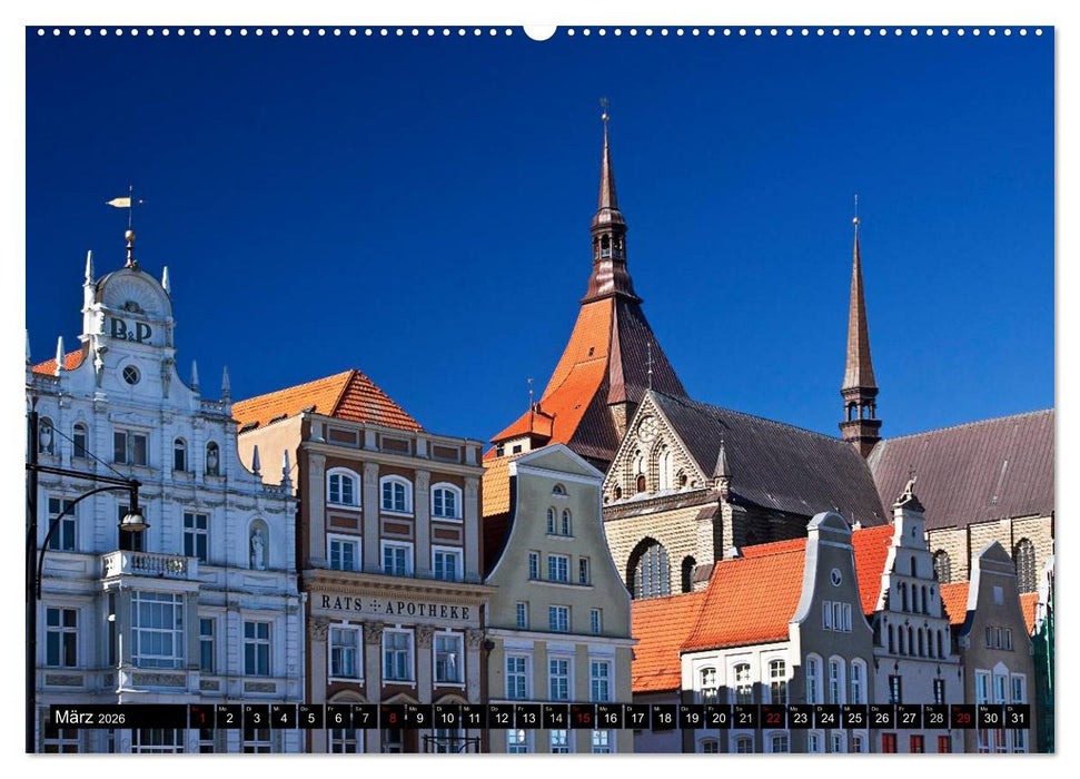 Ostseeperle Rostock (CALVENDO Wandkalender 2026)