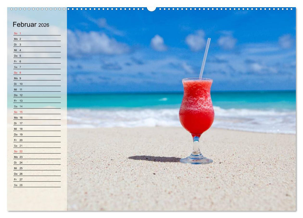 Traumstrände (CALVENDO Premium Wandkalender 2026)