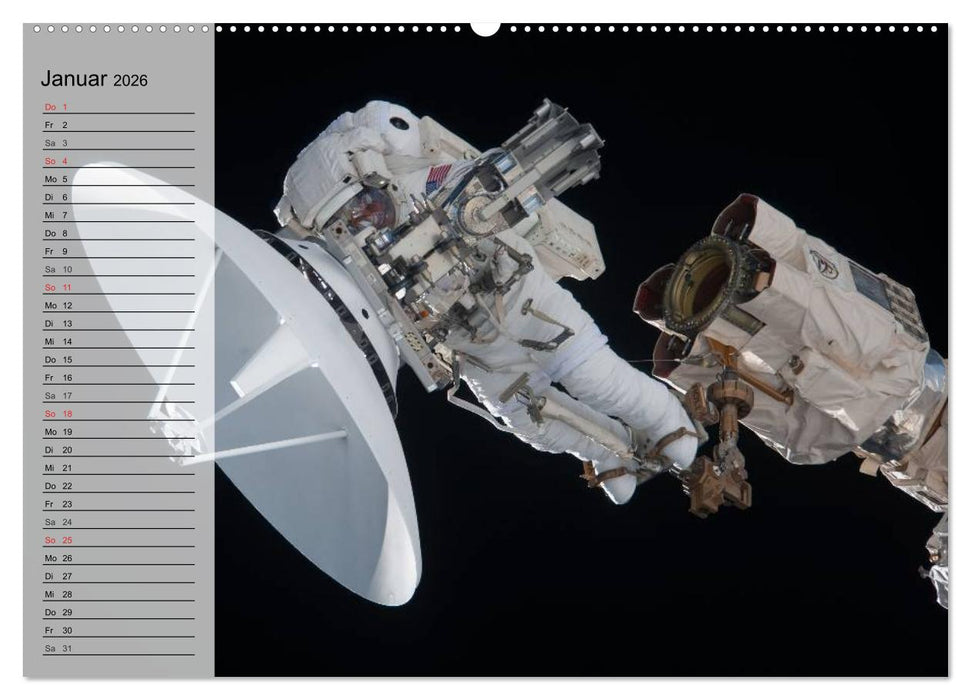 Missionen im Weltall (CALVENDO Premium Wandkalender 2026)