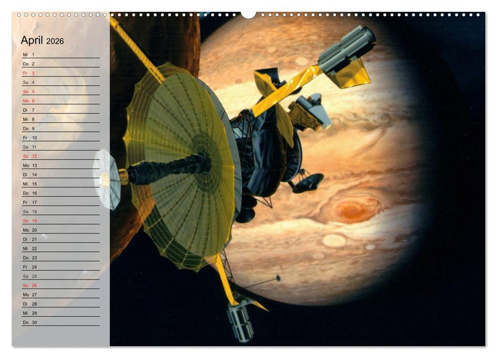 Missionen im Weltall (CALVENDO Premium Wandkalender 2026)