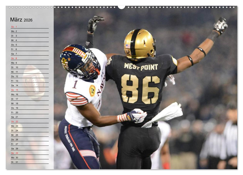 Sport. American Football (CALVENDO Premium Wandkalender 2026)