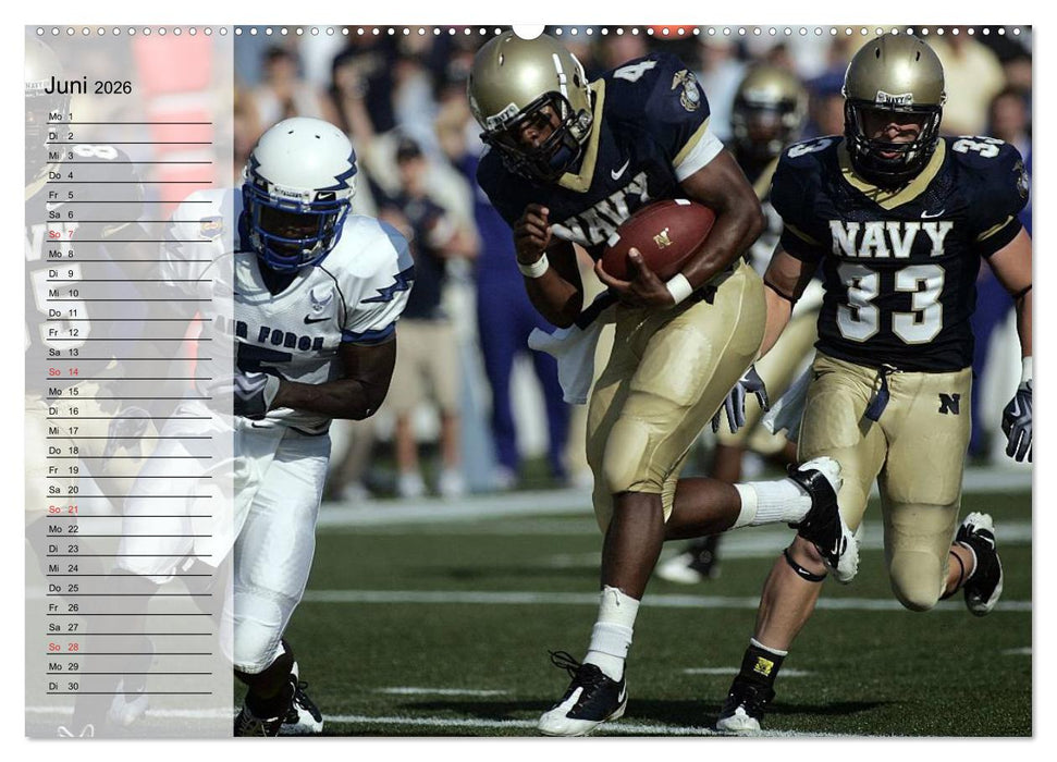 Sport. American Football (CALVENDO Premium Wandkalender 2026)