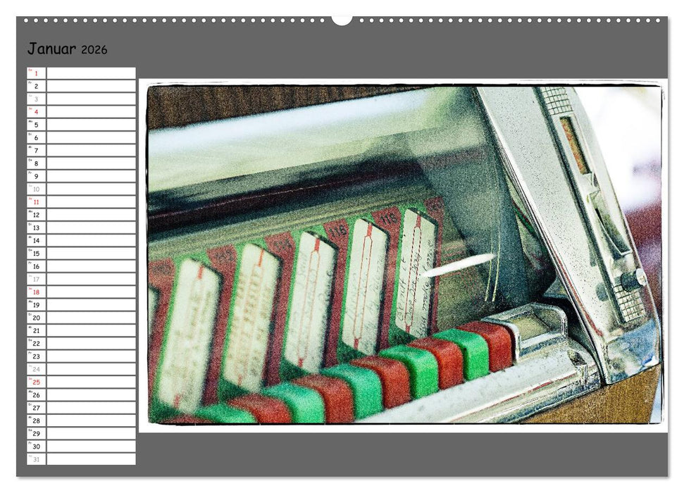 Der Charme der 60er Jahre (CALVENDO Wandkalender 2026)