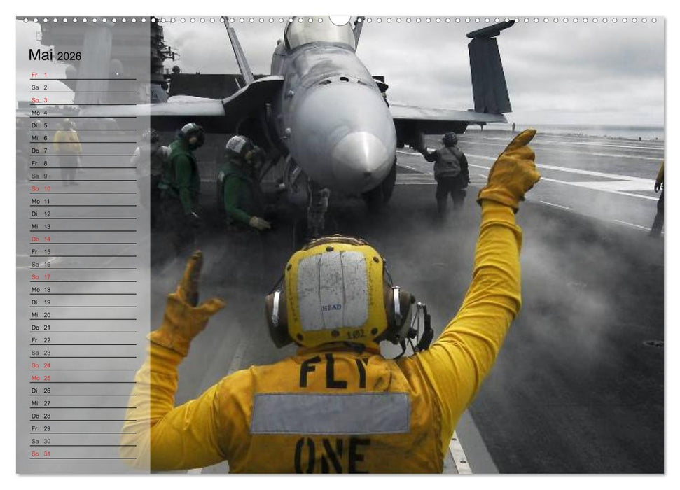 Kampfflugzeuge USA (CALVENDO Wandkalender 2026)