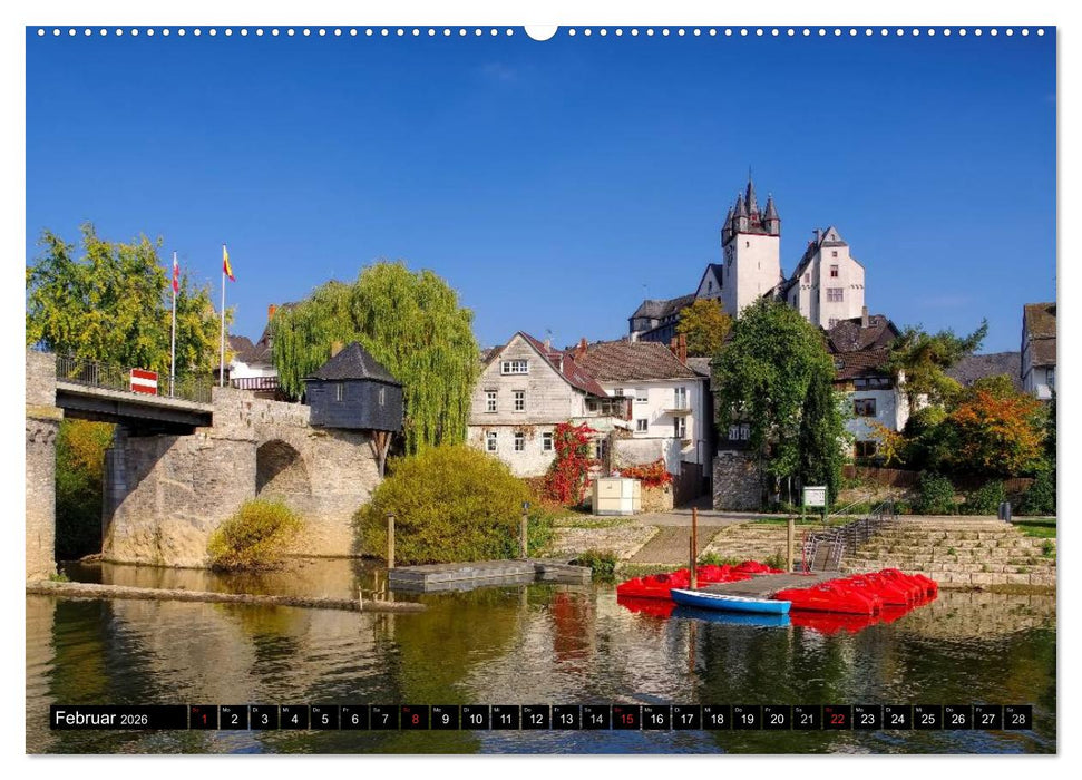 Die Lahn - Zauberhafte Orte rund um Limburg (CALVENDO Premium Wandkalender 2026)