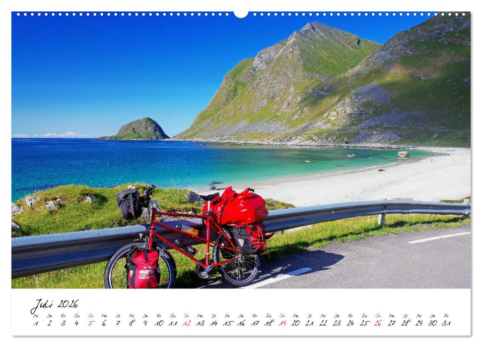 Abenteuer Radreisen (CALVENDO Premium Wandkalender 2026)