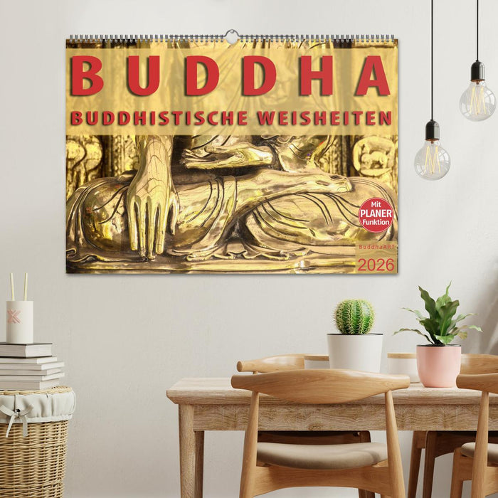 BUDDHA Buddhistische Weisheiten (CALVENDO Wandkalender 2026)