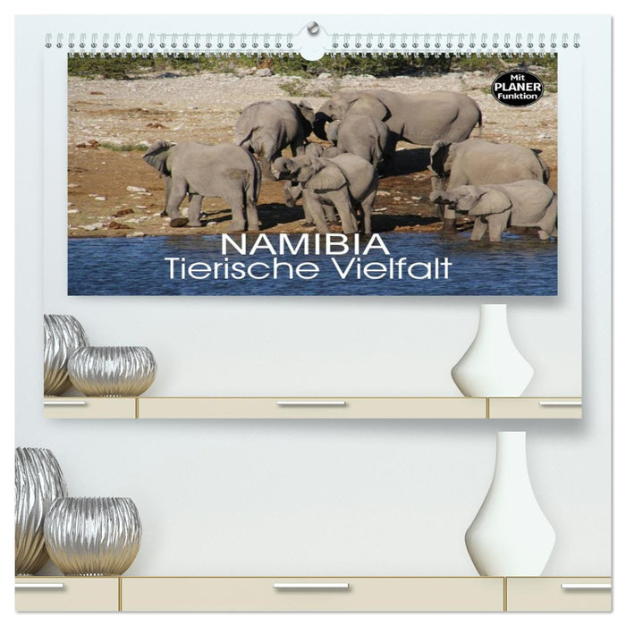Namibia - Tierische Vielfalt (Planer) (CALVENDO Premium Wandkalender 2026)
