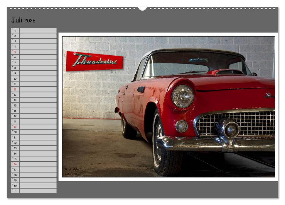Oldtimer auf Tour (CALVENDO Premium Wandkalender 2026)