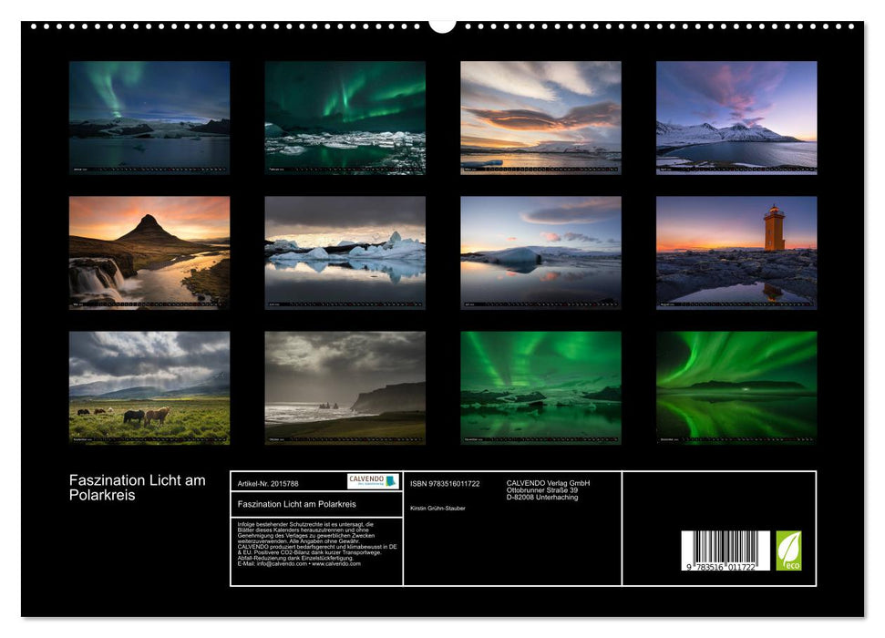 Faszination Licht am Polarkreis (CALVENDO Premium Wandkalender 2026)