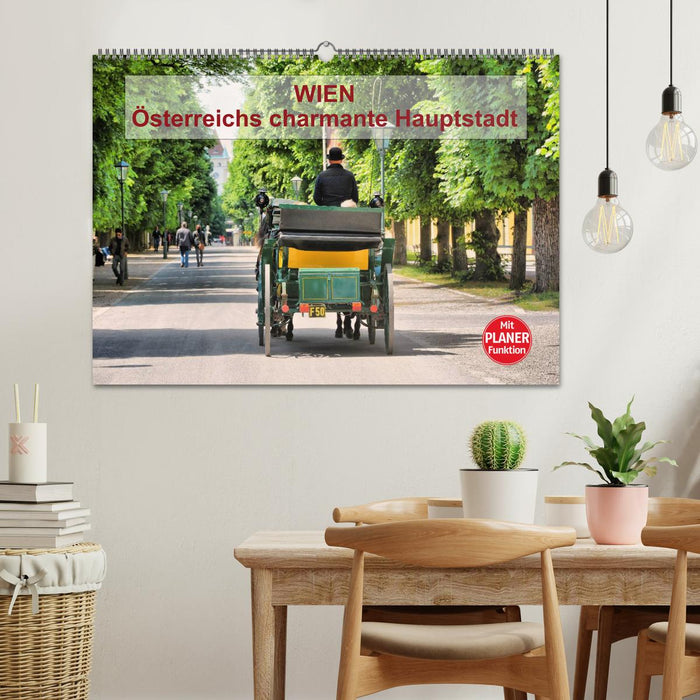 Wien - Österreichs charmante Hauptstadt (CALVENDO Wandkalender 2026)