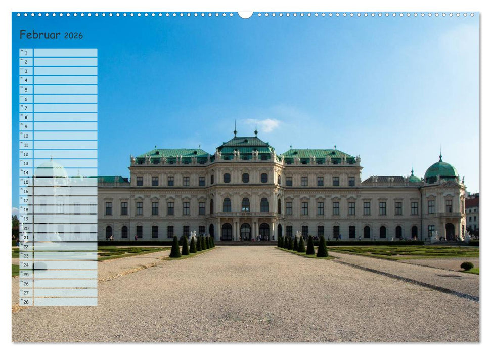 Wien für Liebhaber und Interessierte (CALVENDO Premium Wandkalender 2026)